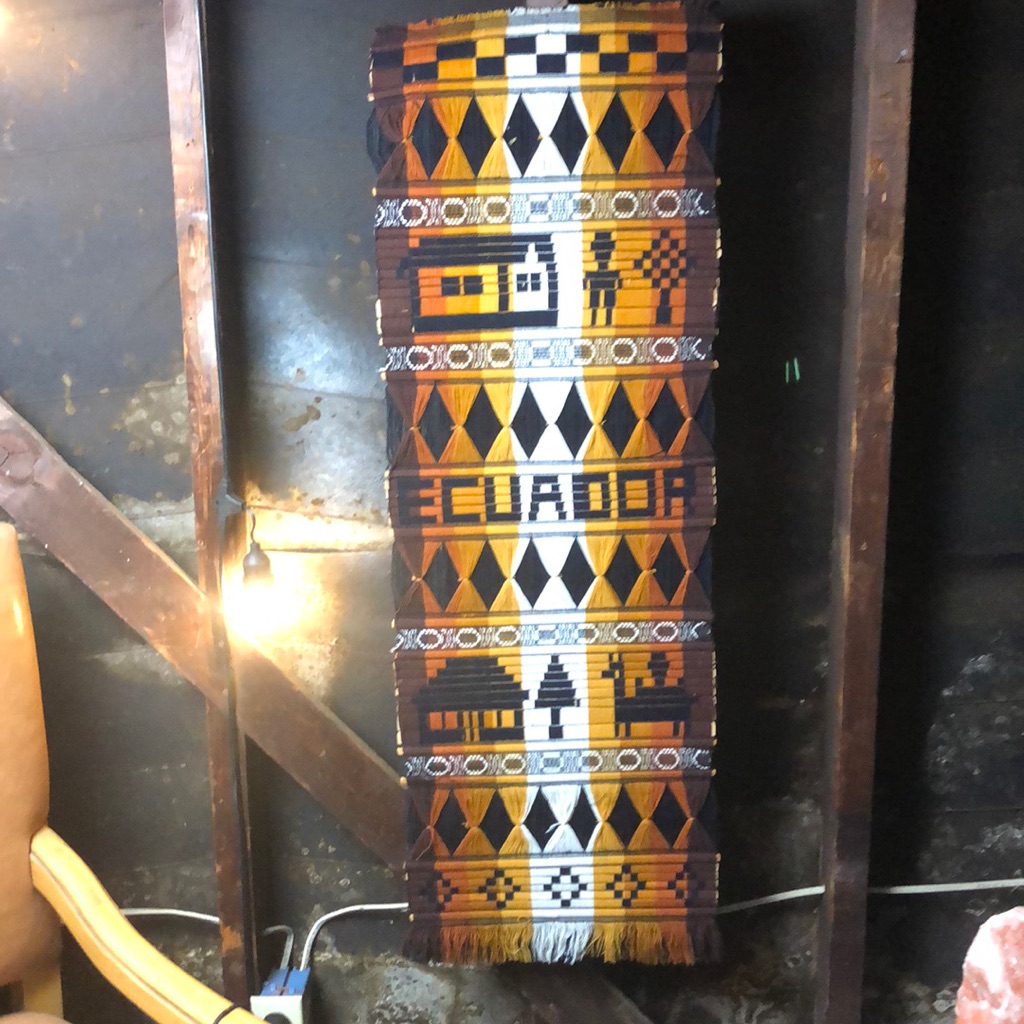 Vintage Ecuador Tapestry 1970s Rare
